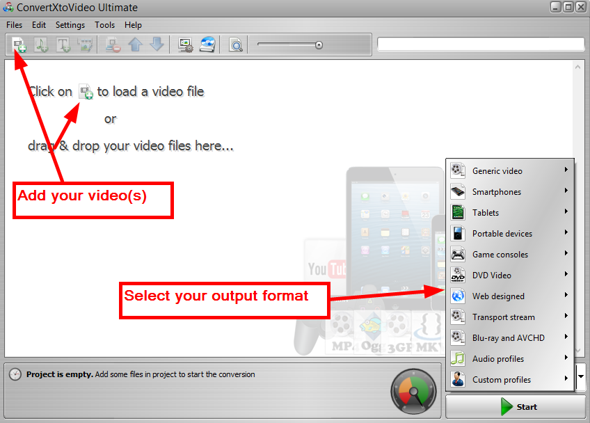Verdorde animatie Sinds Convert your videos to any format